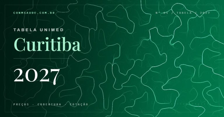 Tabela Unimed Curitiba 2027 — preços, cobertura e cotação